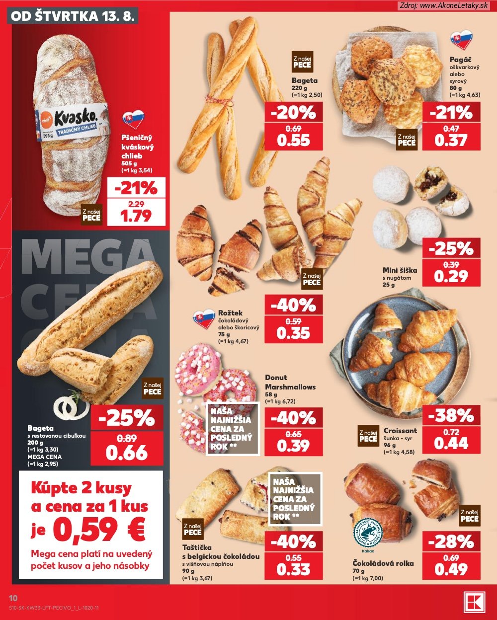 Leták Kaufland (13. 8. - 19. 8. 2026) - strana 10 z 80