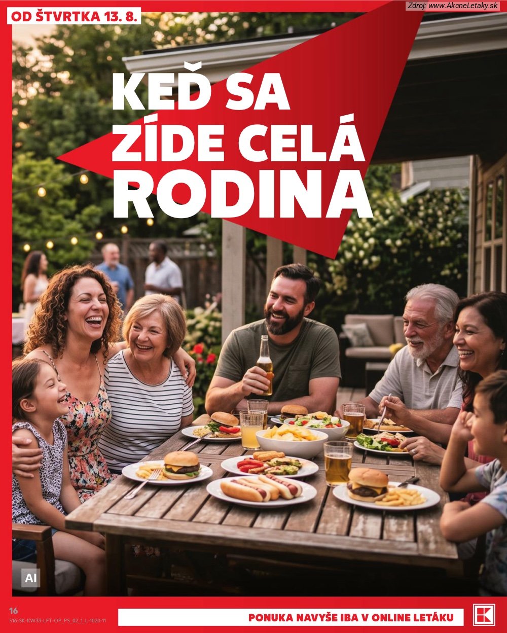 Leták Kaufland (13. 8. - 19. 8. 2026) - strana 16 z 80