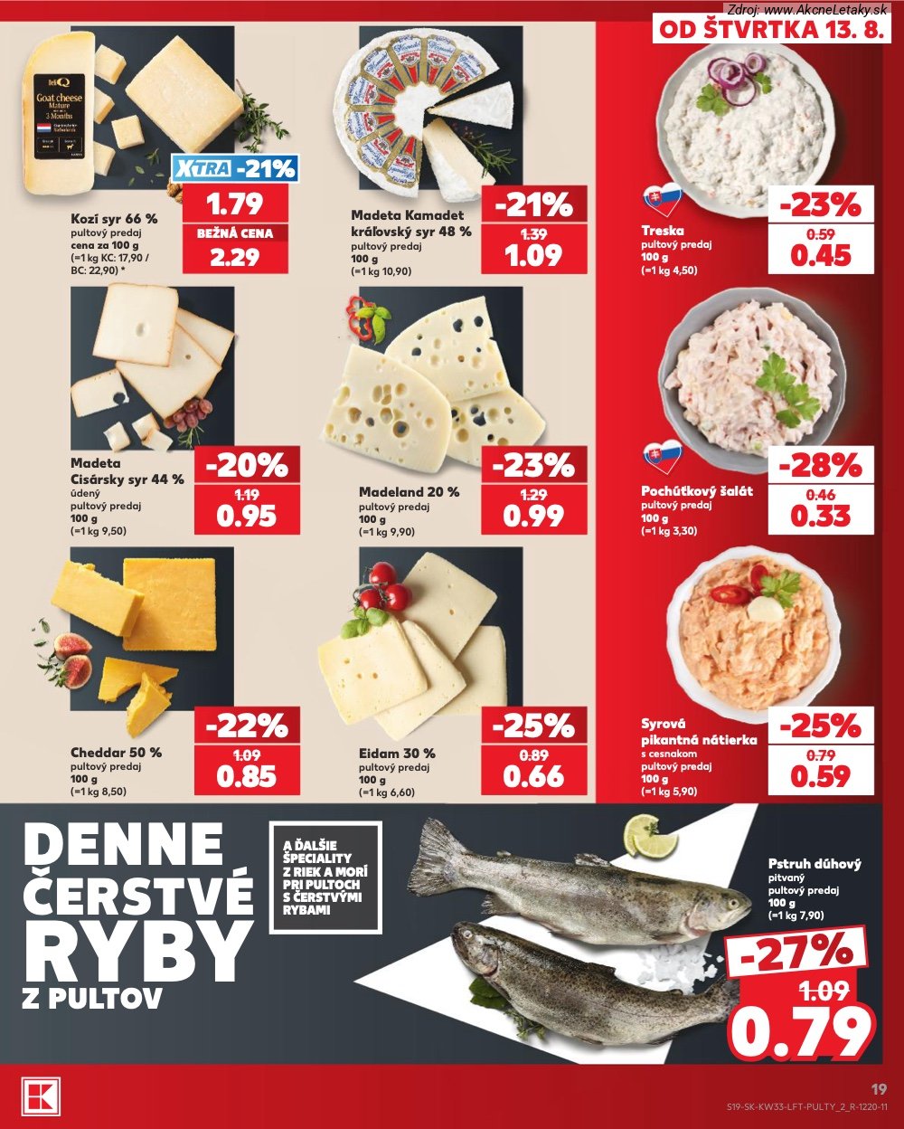 Leták Kaufland (13. 8. - 19. 8. 2026) - strana 19 z 80
