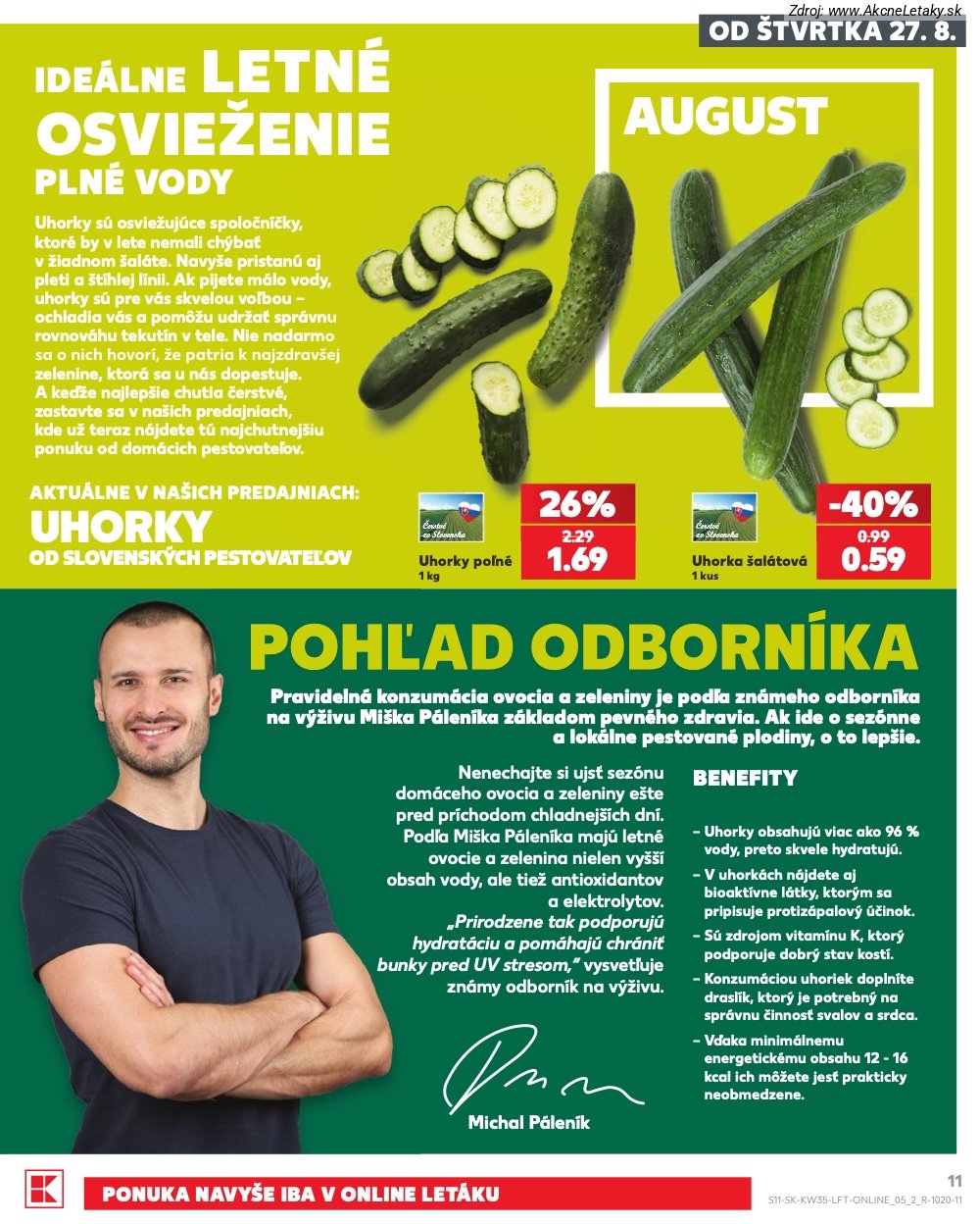Leták Kaufland (27. 8. - 2. 9. 2026) - strana 11 z 76