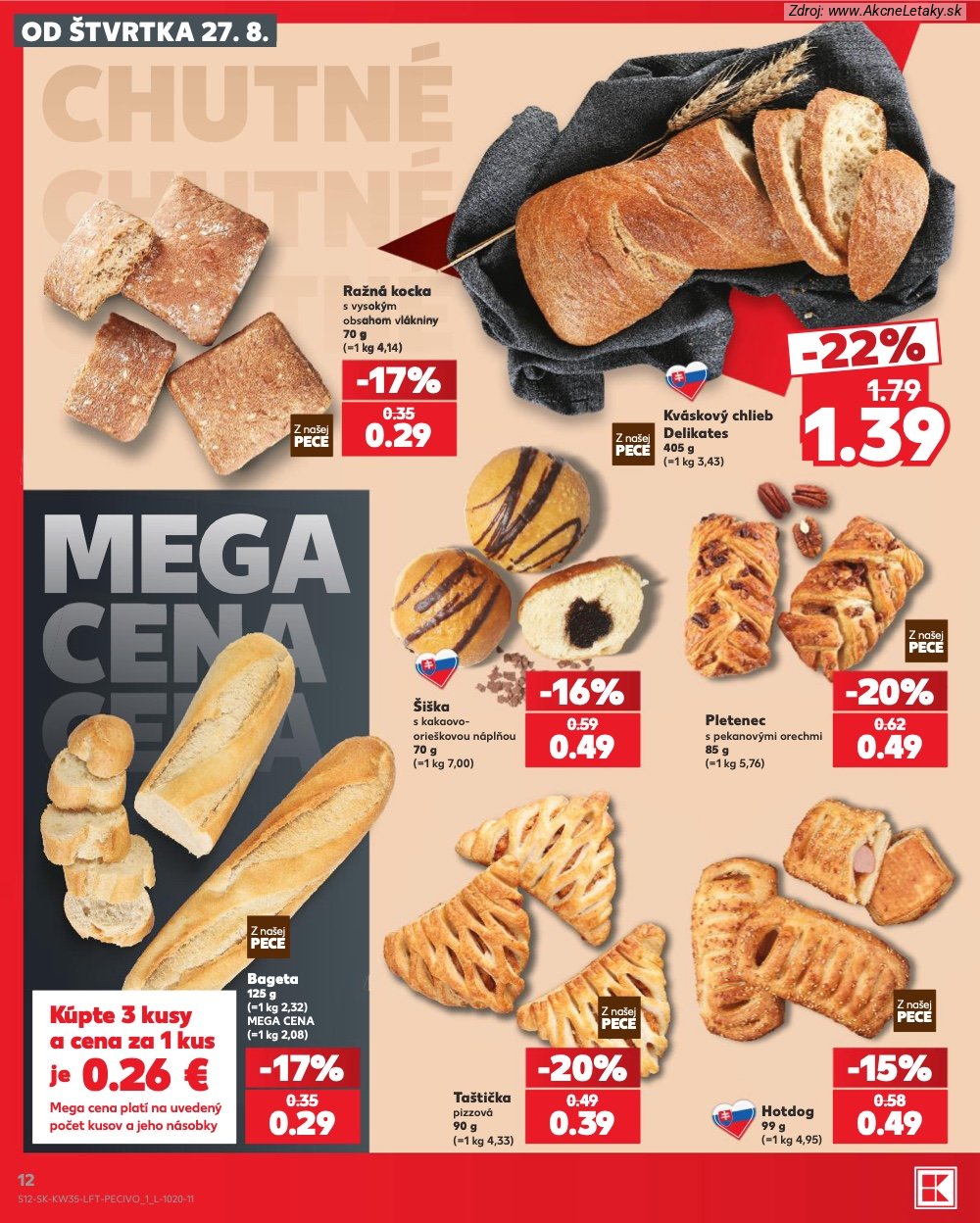 Leták Kaufland (27. 8. - 2. 9. 2026) - strana 12 z 76