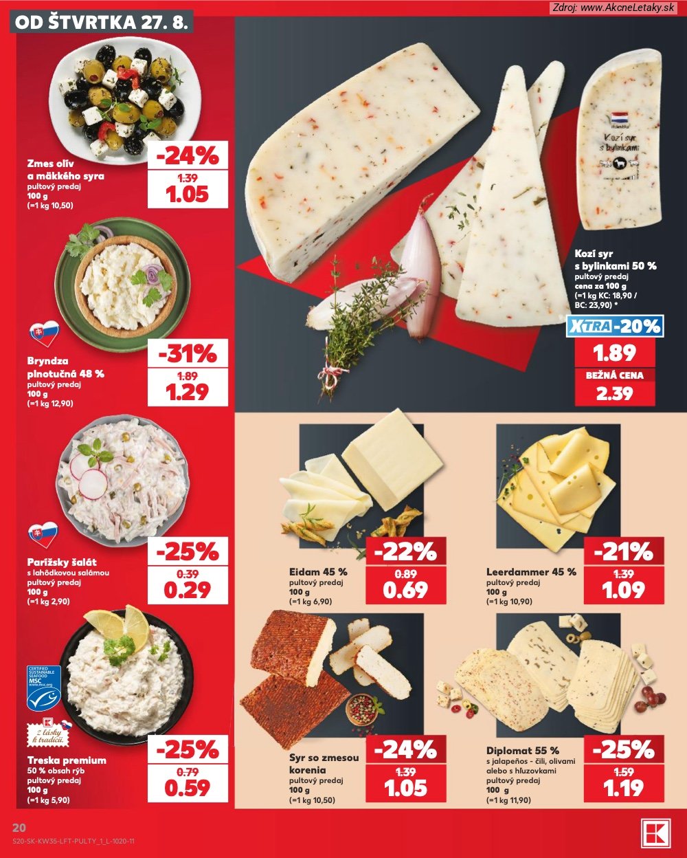 Leták Kaufland (27. 8. - 2. 9. 2026) - strana 20 z 76