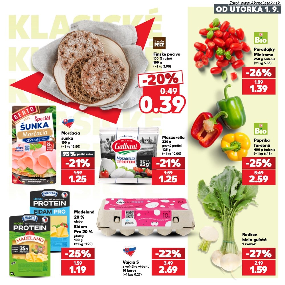 Leták Kaufland (1. 9. - 30. 9. 2026) - strana 15 z 44