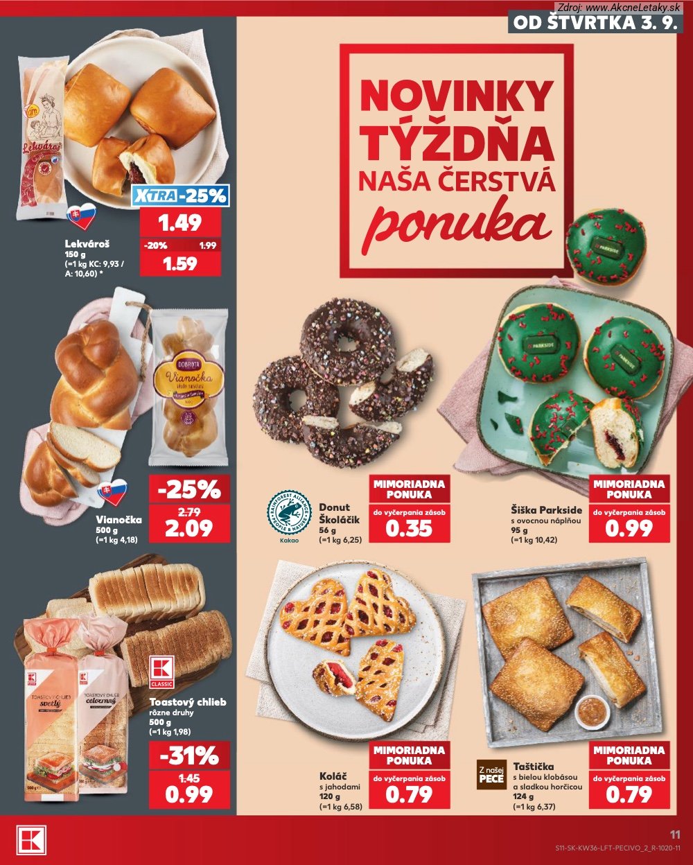 Leták Kaufland (3. 9. - 9. 9. 2026) - strana 11 z 80