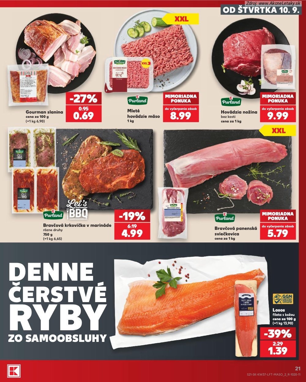 Strana 1 - leták Kaufland (10. 9. - 16. 9. 2026)