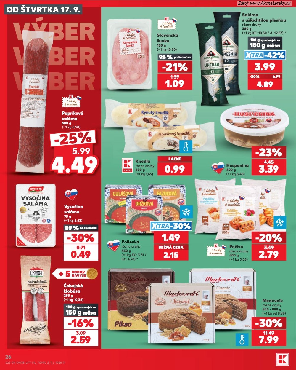 Strana 19 - leták Kaufland (17. 9. - 23. 9. 2026)