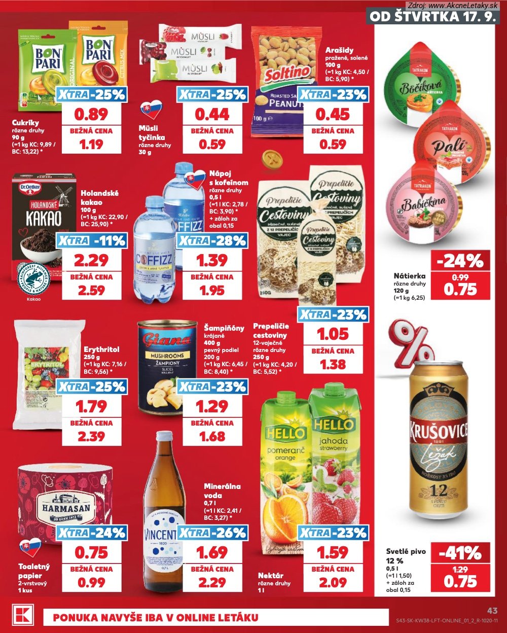 Strana 58 - leták Kaufland (17. 9. - 23. 9. 2026)