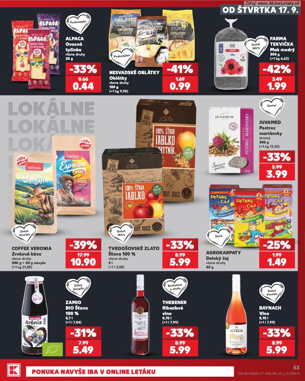 Strana 62 - leták Kaufland (17. 9. - 23. 9. 2026)
