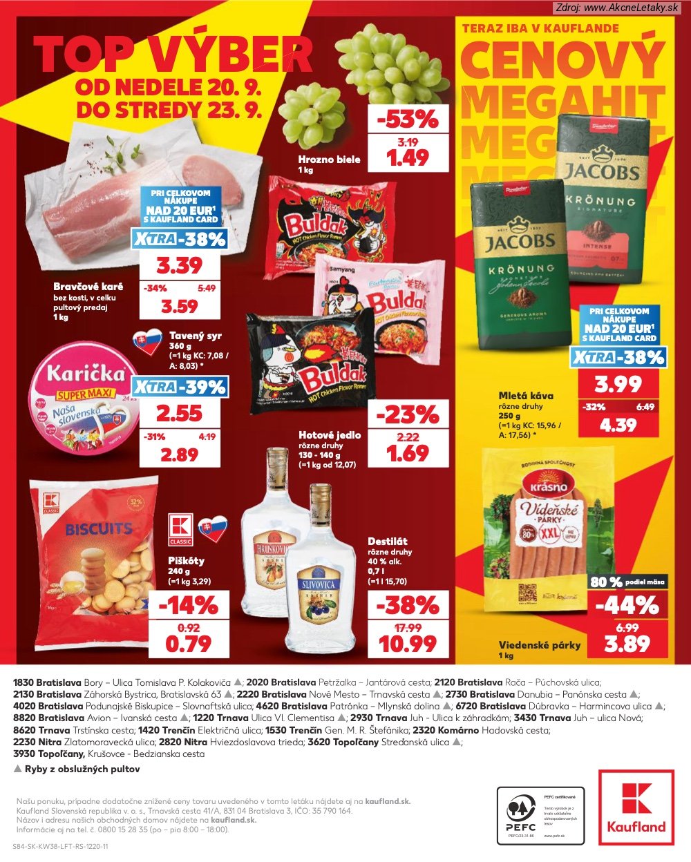 Strana 22 - leták Kaufland (20. 9. - 23. 9. 2026)