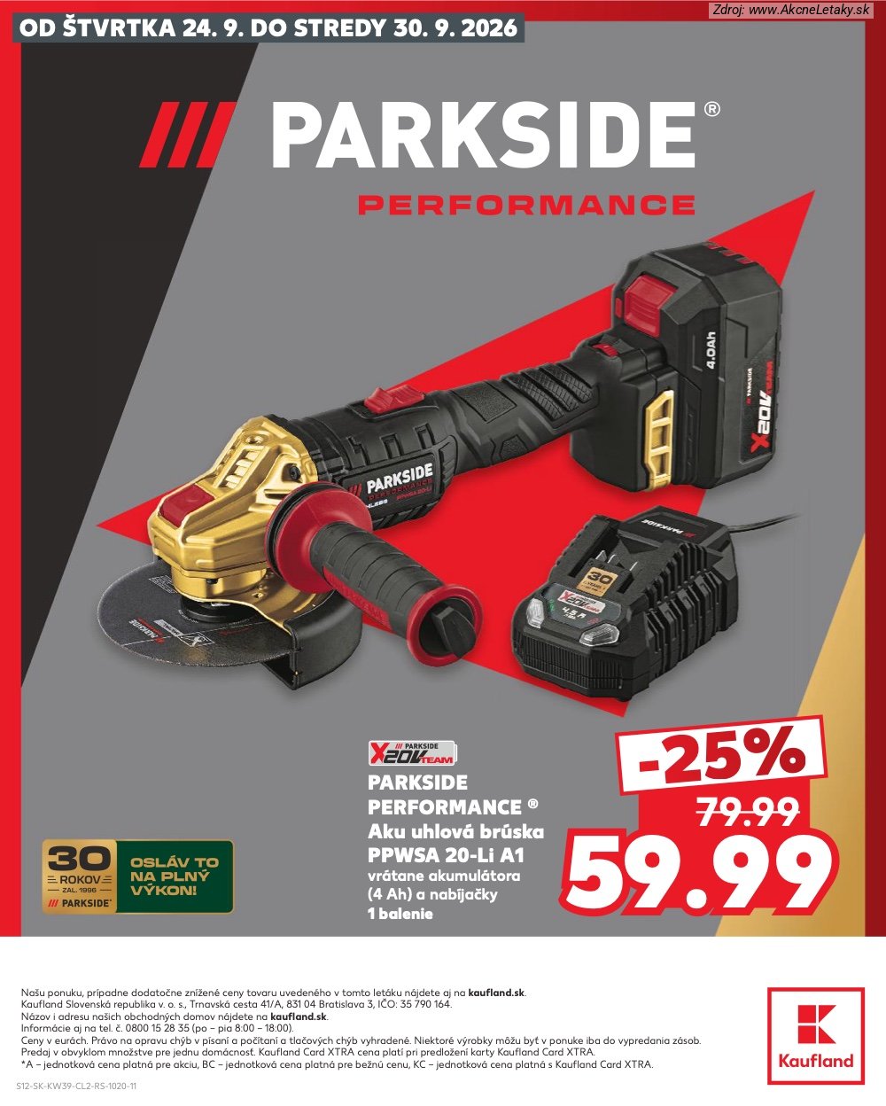 Leták Kaufland (24. 9. - 30. 9. 2026) - strana 12 z 12