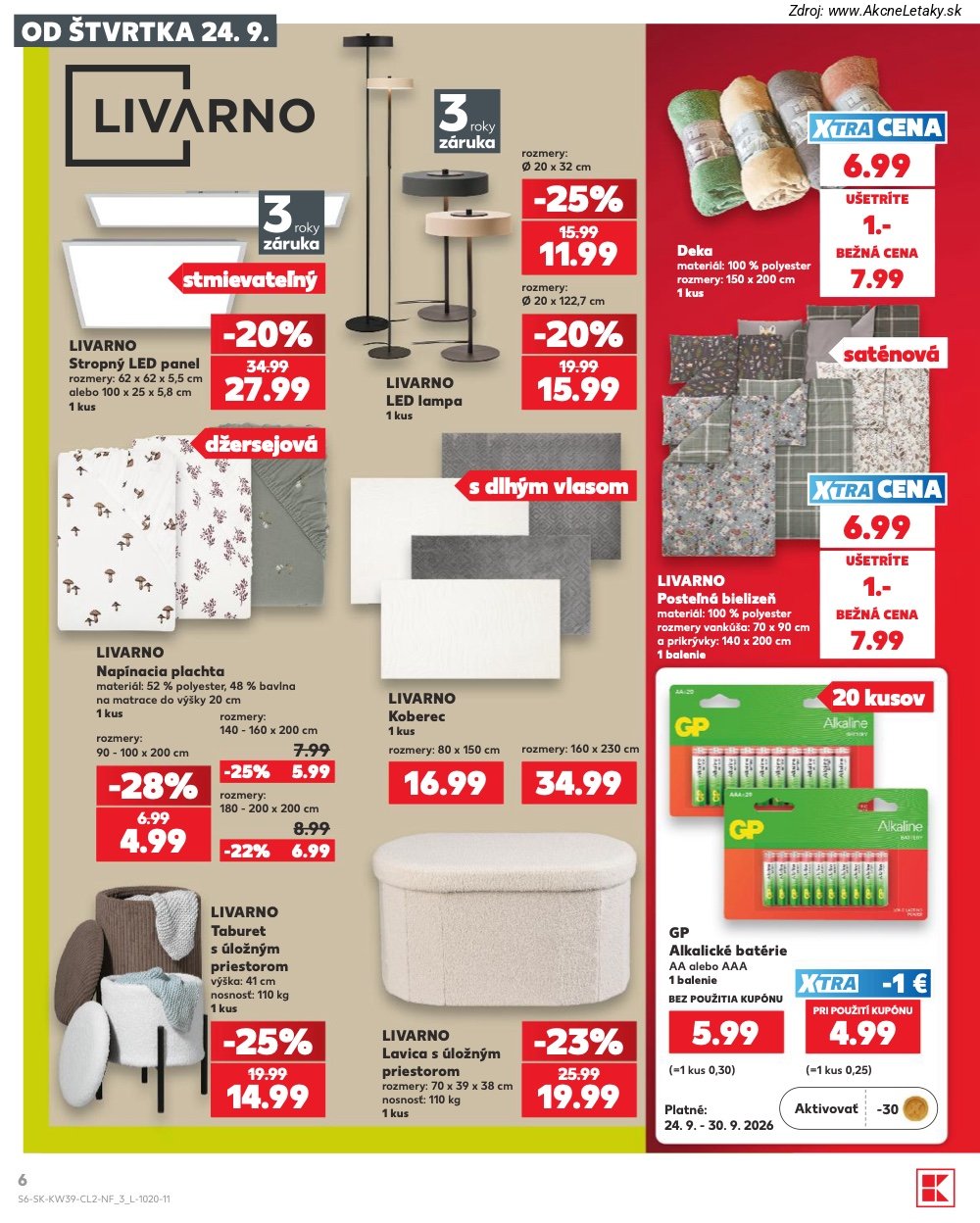 Leták Kaufland (24. 9. - 30. 9. 2026) - strana 6 z 12