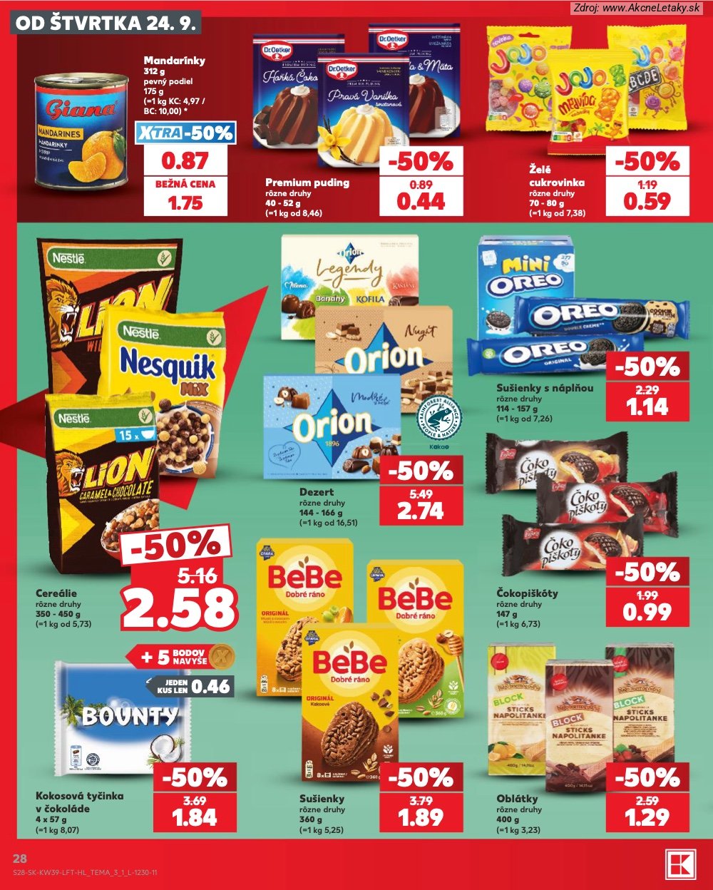Leták Kaufland (24. 9. - 30. 9. 2026) - strana 28 z 82