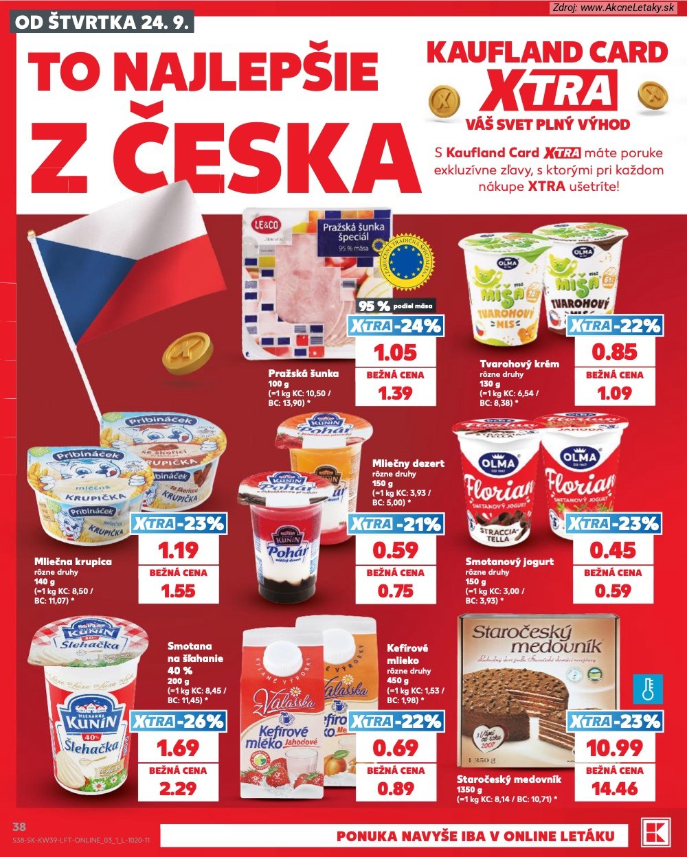 Leták Kaufland (24. 9. - 30. 9. 2026) - strana 38 z 82
