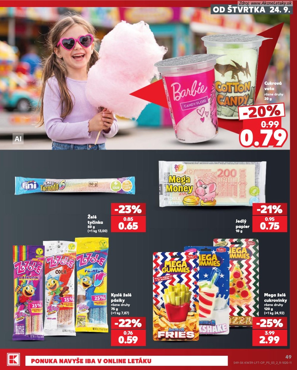 Leták Kaufland (24. 9. - 30. 9. 2026) - strana 49 z 82