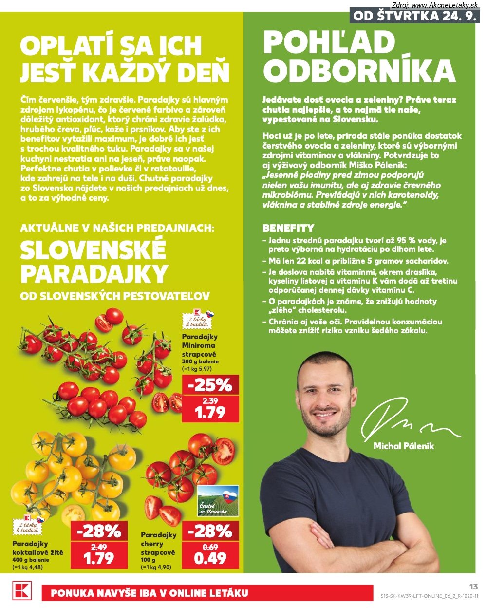 Leták Kaufland (24. 9. - 30. 9. 2026) - strana 13 z 82