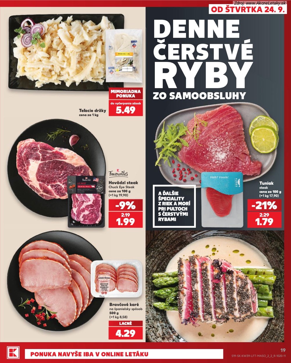 Leták Kaufland (24. 9. - 30. 9. 2026) - strana 19 z 82