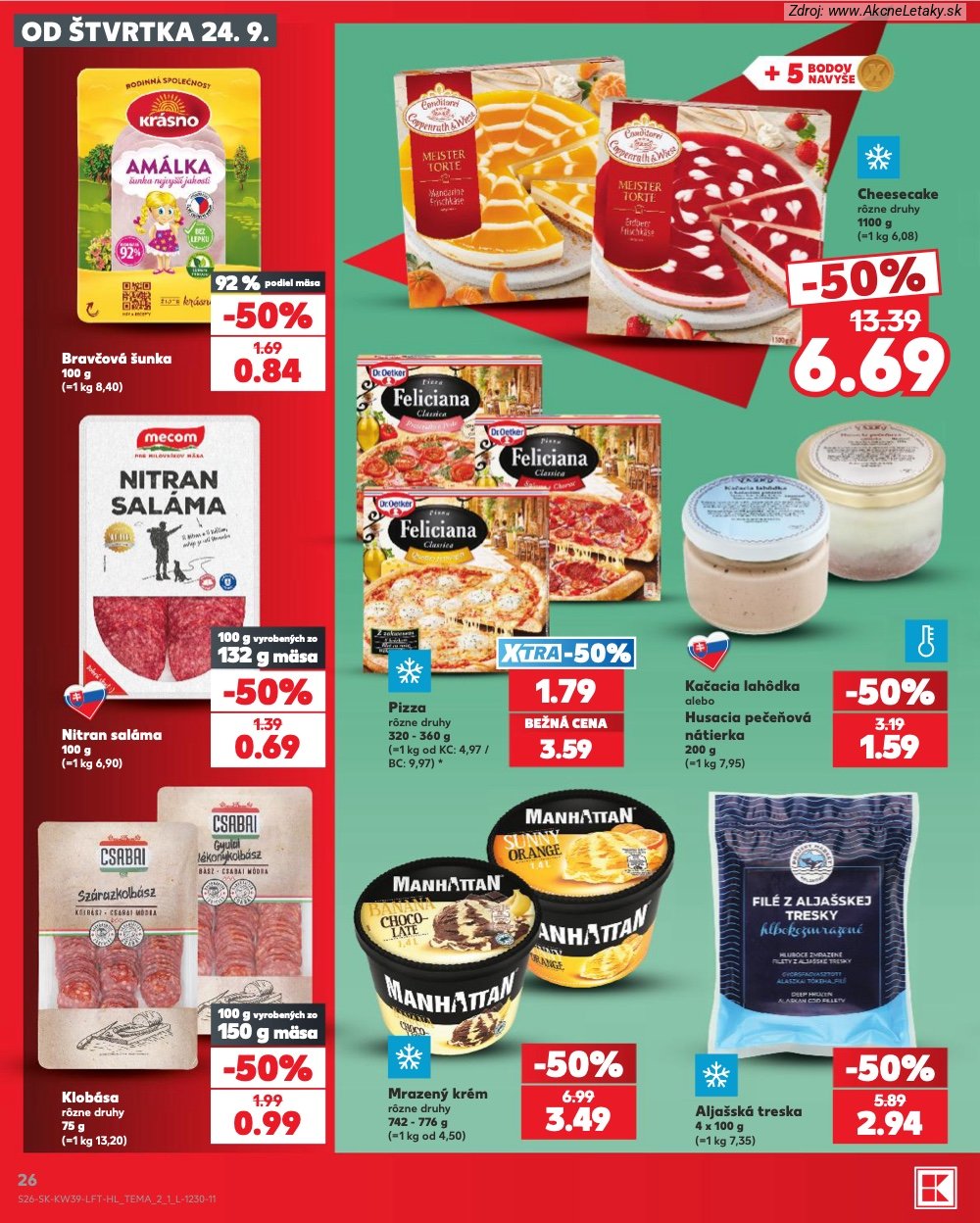 Leták Kaufland (24. 9. - 30. 9. 2026) - strana 26 z 82