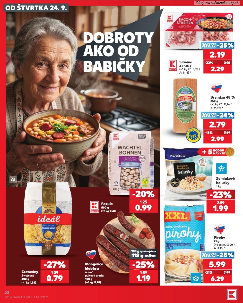 Leták Kaufland (24. 9. - 30. 9. 2026) - strana 32 z 82