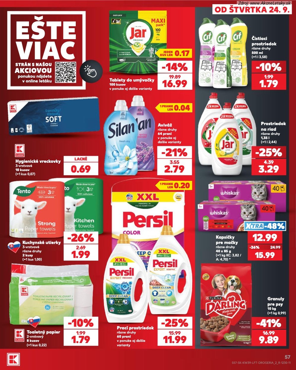 Leták Kaufland (24. 9. - 30. 9. 2026) - strana 57 z 82