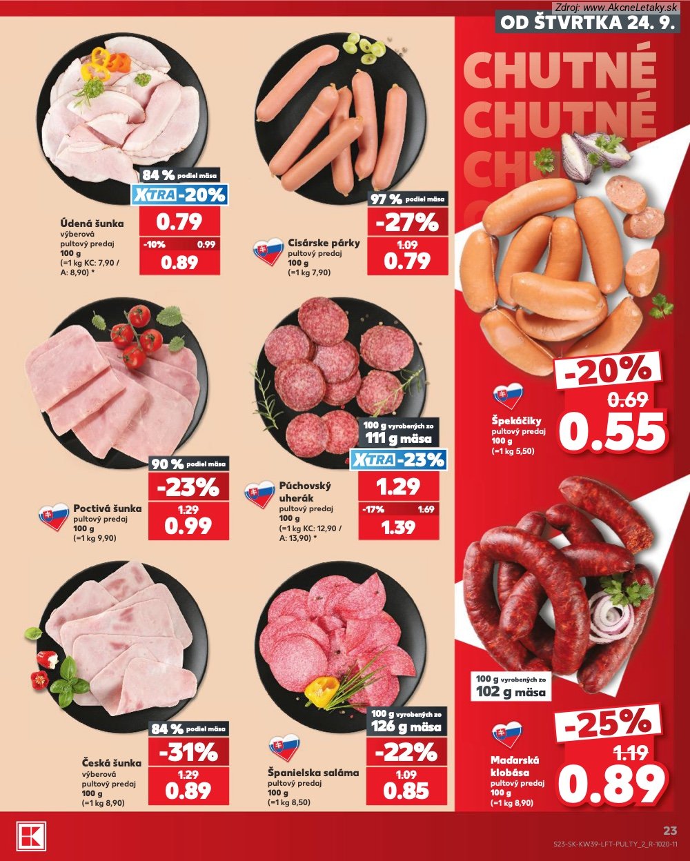 Leták Kaufland (24. 9. - 30. 9. 2026) - strana 23 z 82