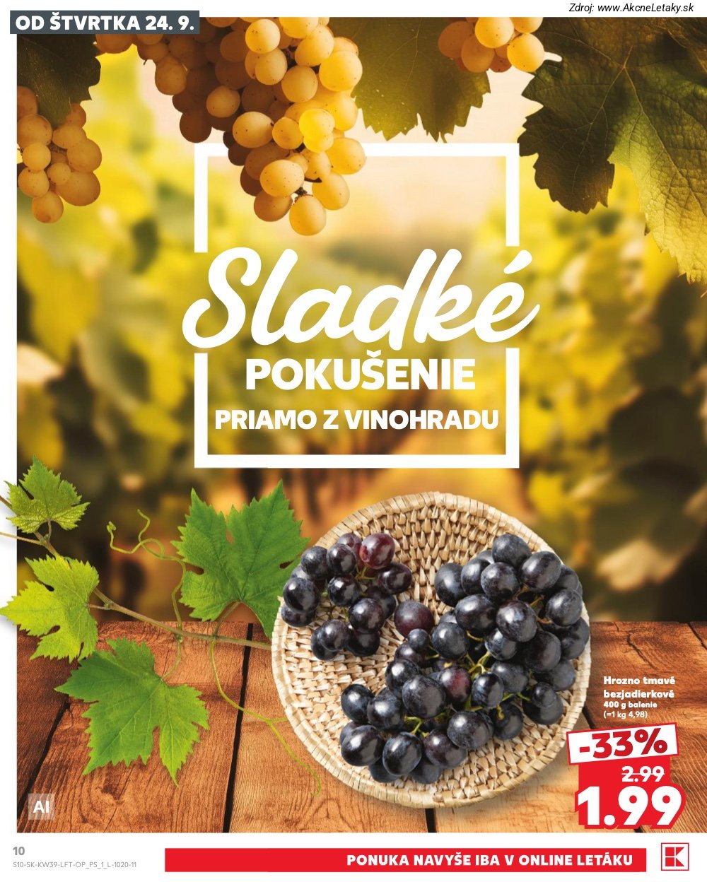 Leták Kaufland (24. 9. - 30. 9. 2026) - strana 10 z 82