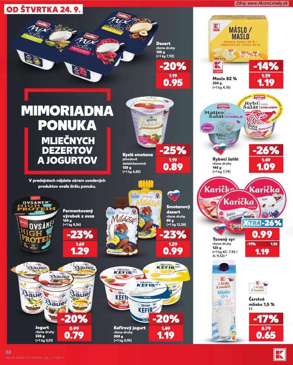 Leták Kaufland (24. 9. - 30. 9. 2026) - strana 30 z 82