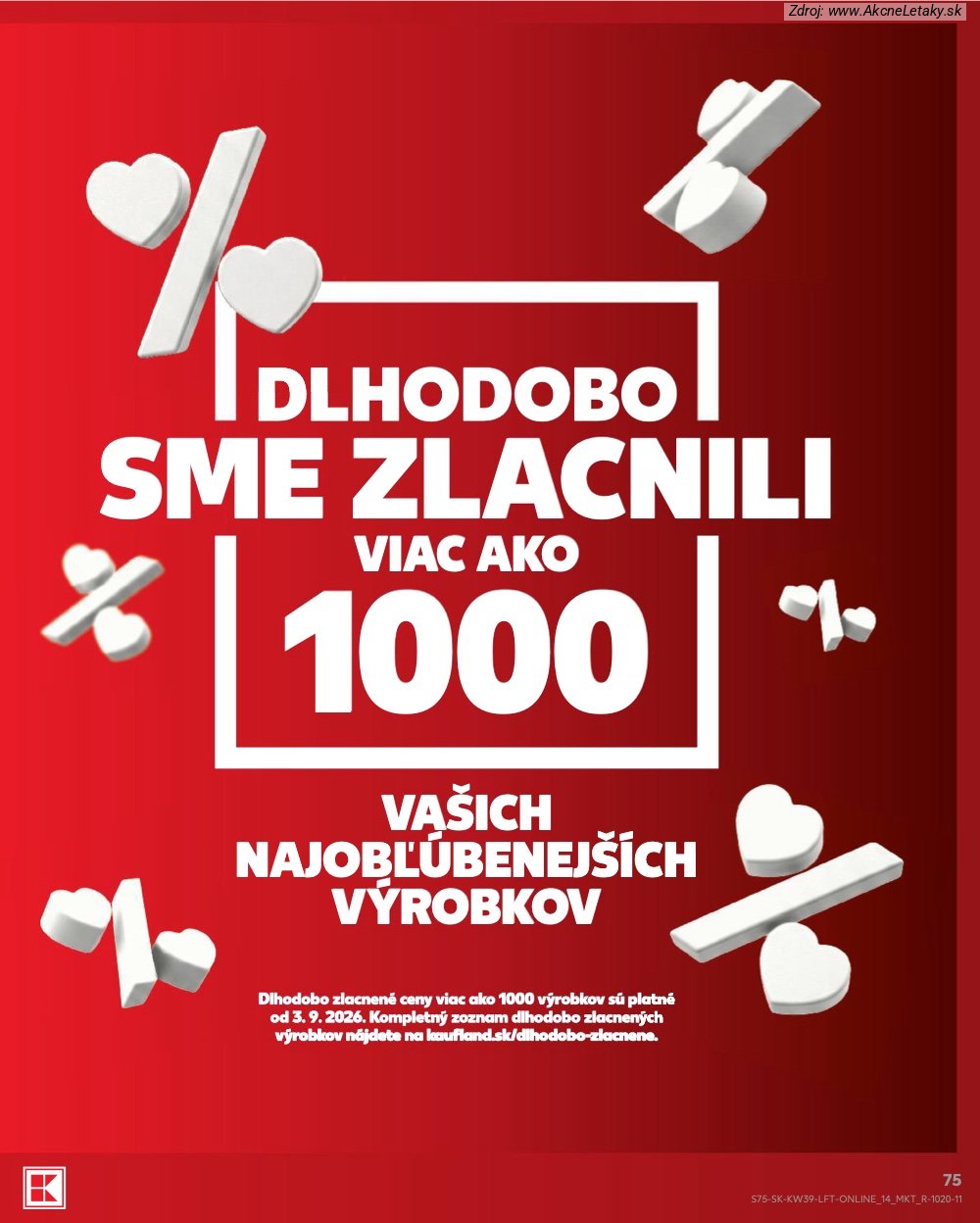 Leták Kaufland (24. 9. - 30. 9. 2026) - strana 75 z 82