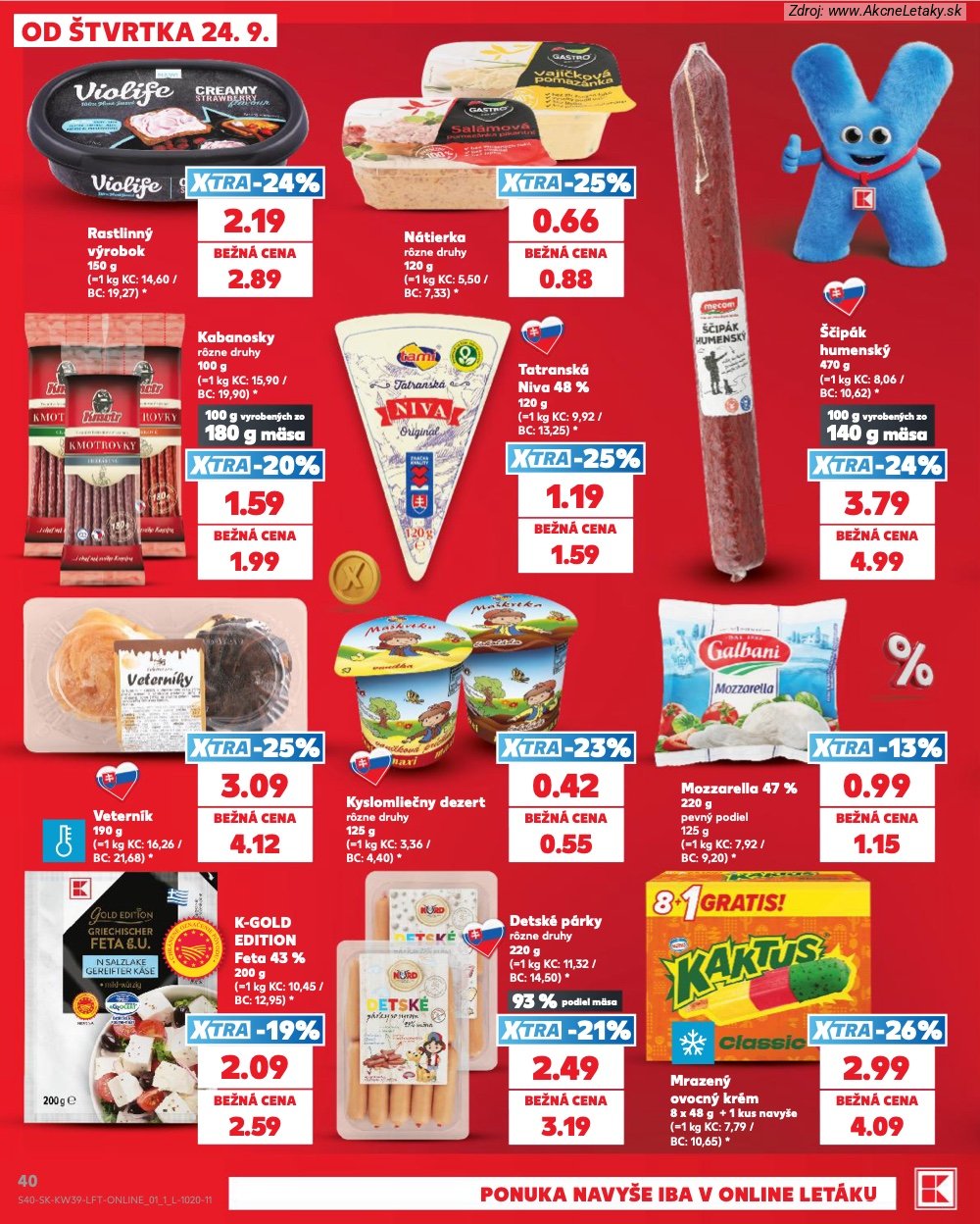 Strana 68 - leták Kaufland (24. 9. - 30. 9. 2026)