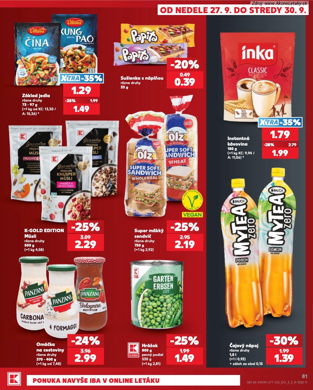 Strana 58 - leták Kaufland (24. 9. - 30. 9. 2026)