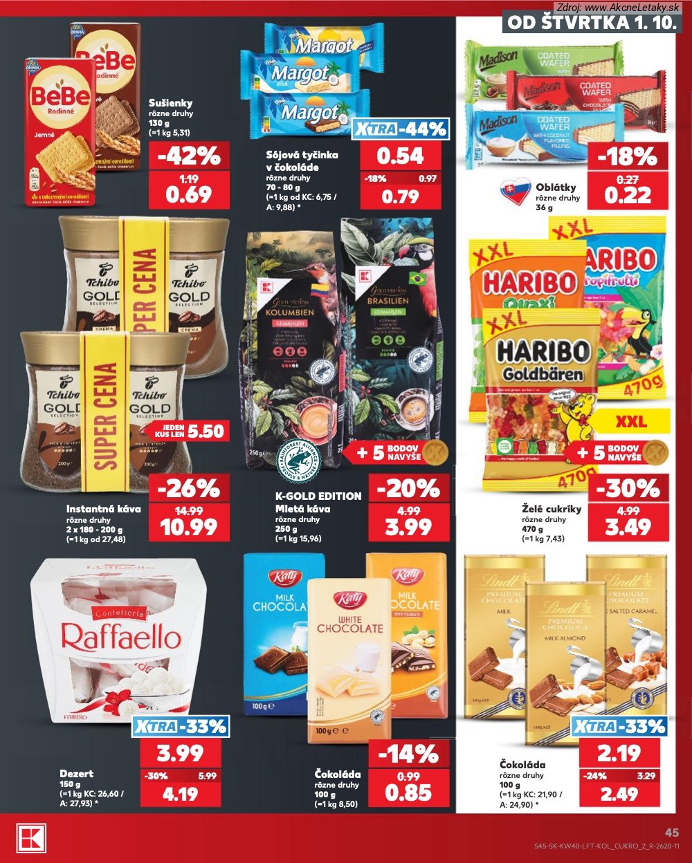 Leták Kaufland (1. 10. - 7. 10. 2026) - strana 45 z 76