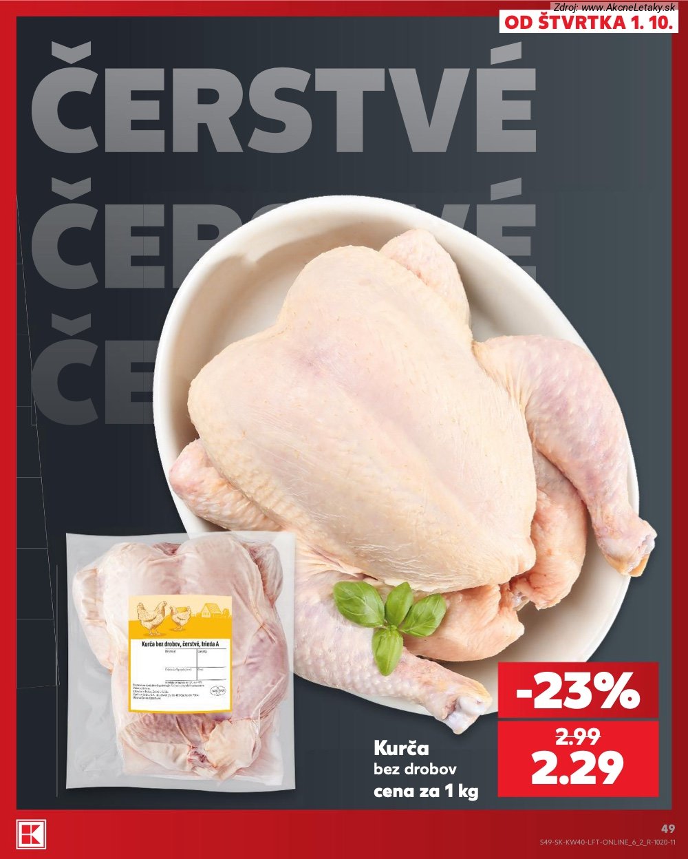Leták Kaufland (1. 10. - 7. 10. 2026) - strana 49 z 76