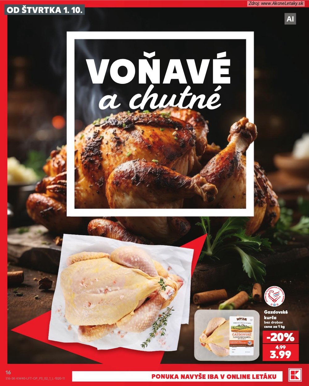 Leták Kaufland (1. 10. - 7. 10. 2026) - strana 16 z 76