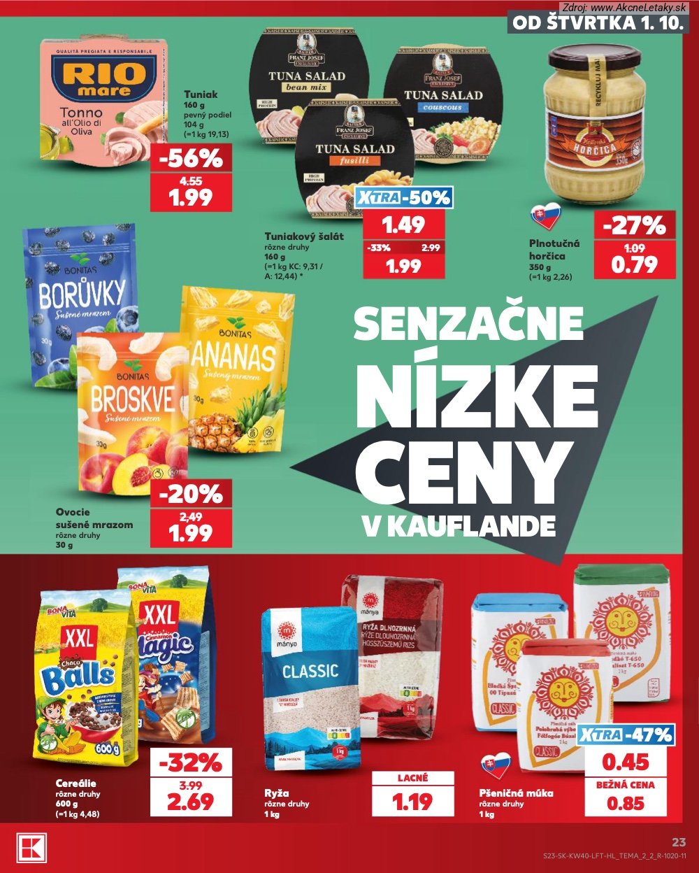 Leták Kaufland (1. 10. - 7. 10. 2026) - strana 23 z 76