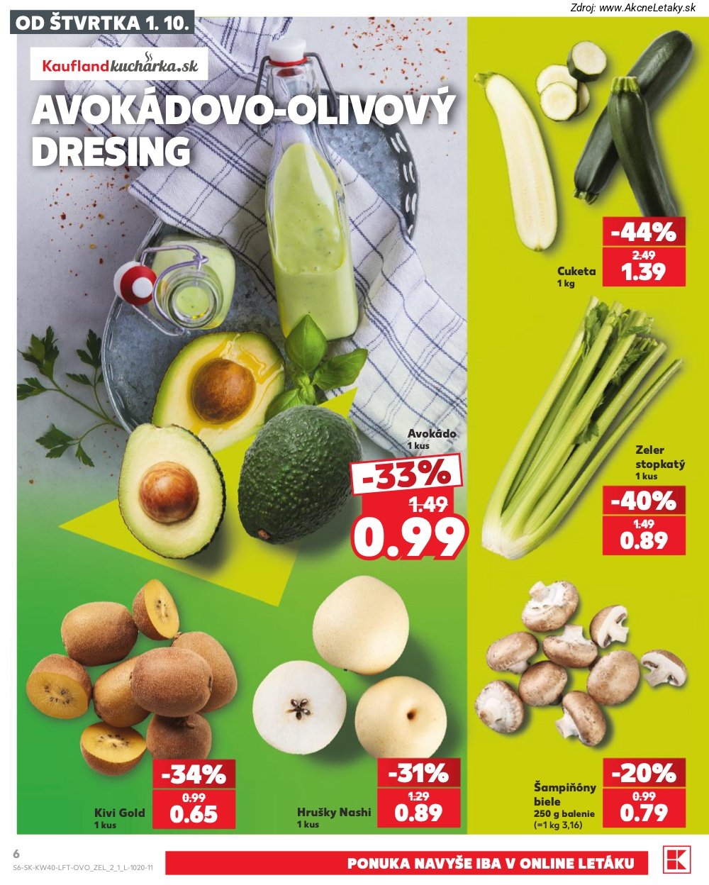 Leták Kaufland (1. 10. - 7. 10. 2026) - strana 6 z 76