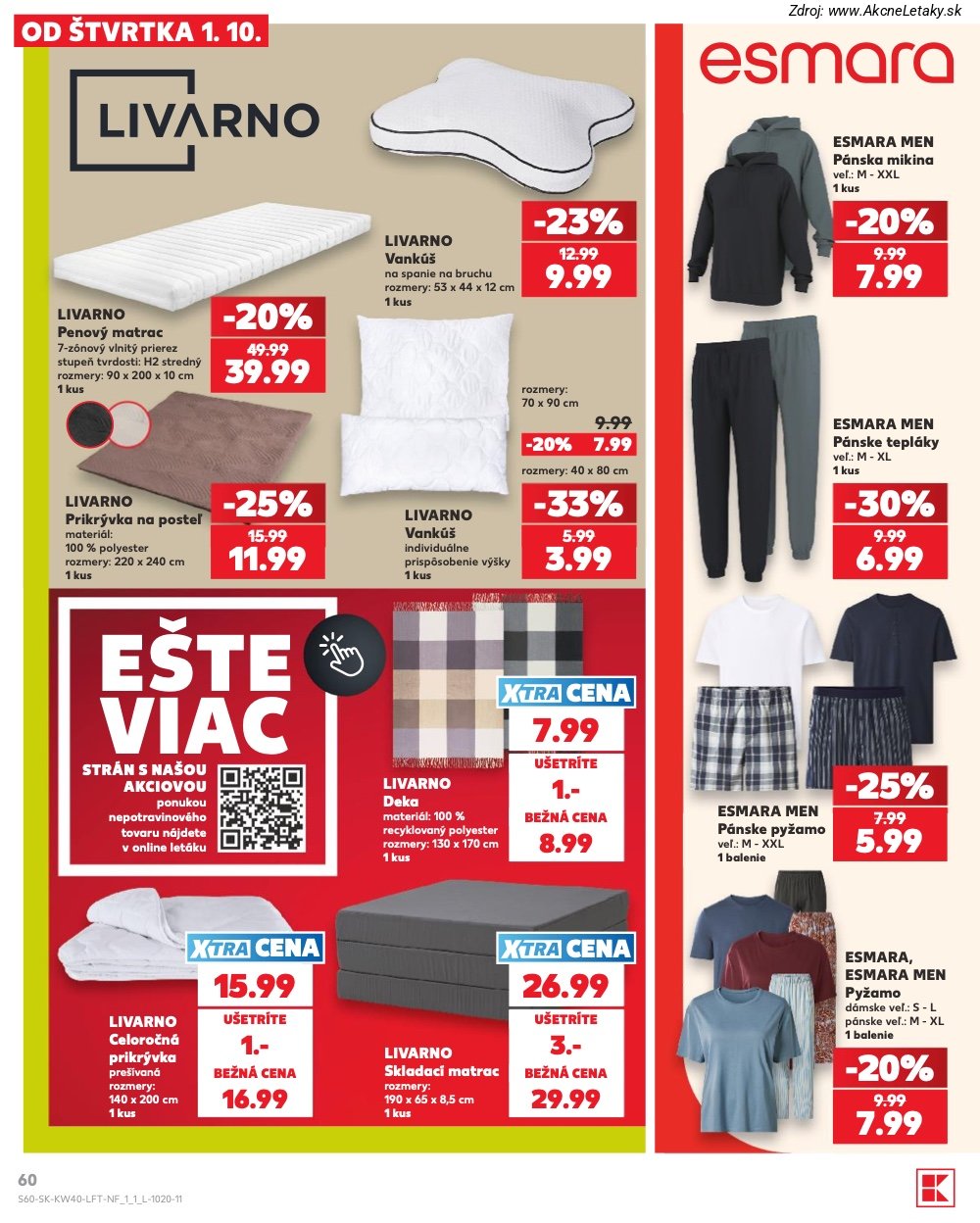 Leták Kaufland (1. 10. - 7. 10. 2026) - strana 60 z 76