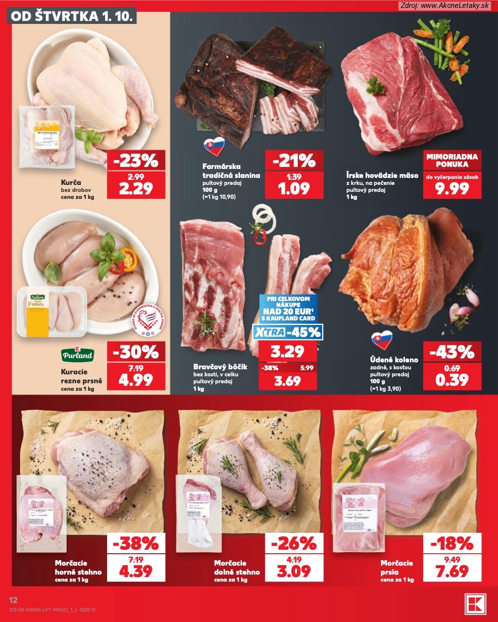 Leták Kaufland (1. 10. - 7. 10. 2026) - strana 12 z 76