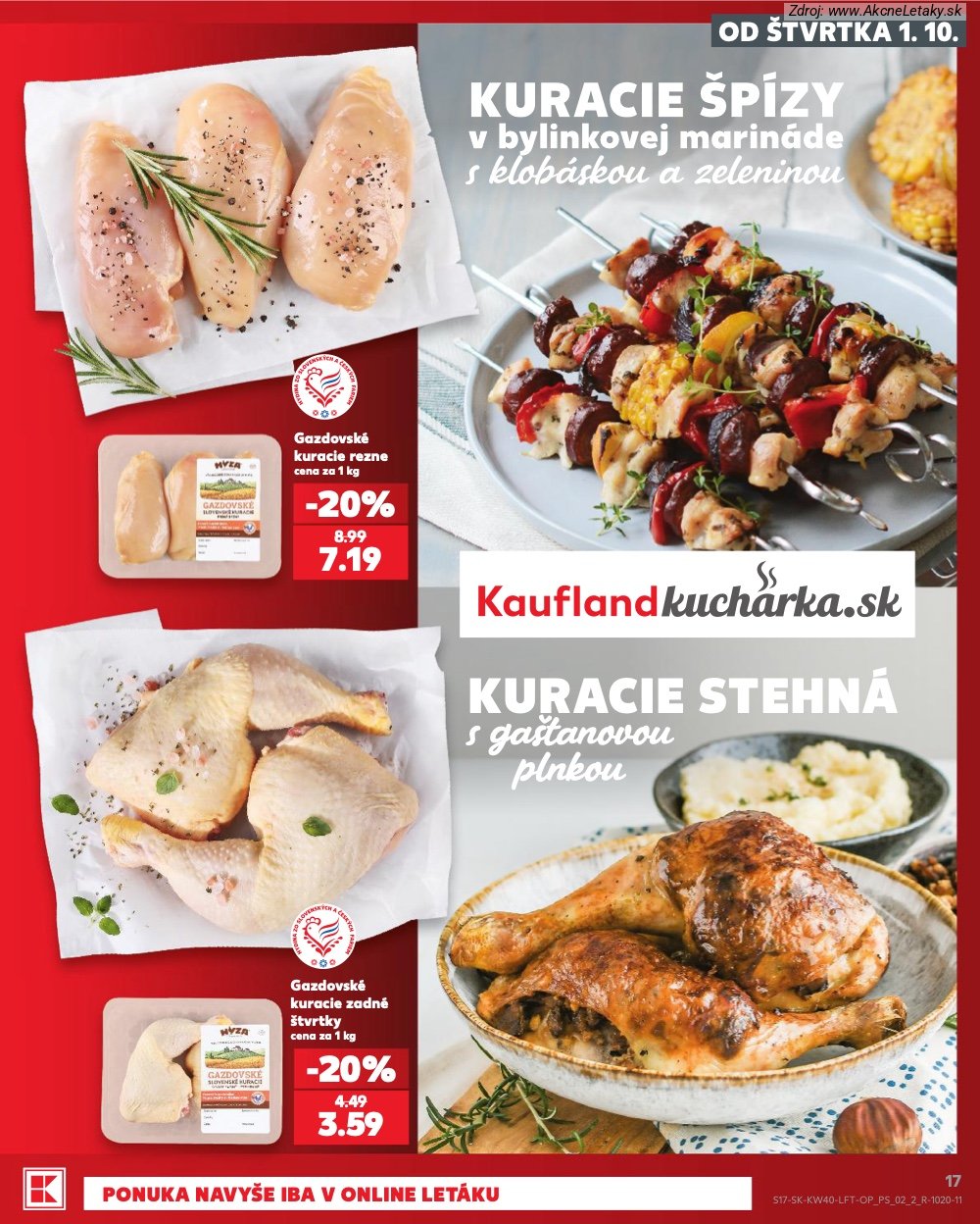 Leták Kaufland (1. 10. - 7. 10. 2026) - strana 17 z 76