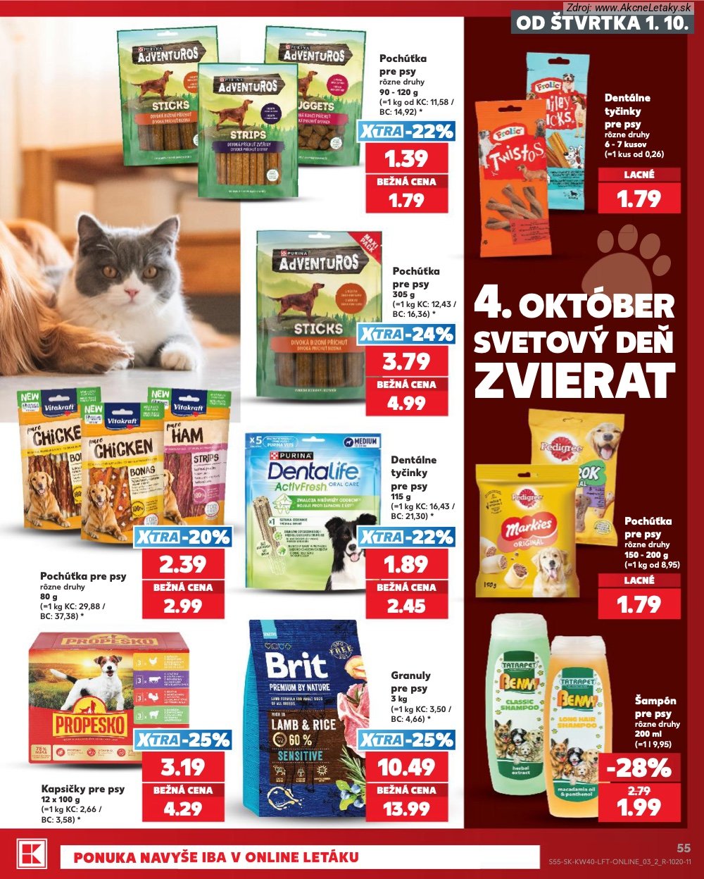 Leták Kaufland (1. 10. - 7. 10. 2026) - strana 55 z 76