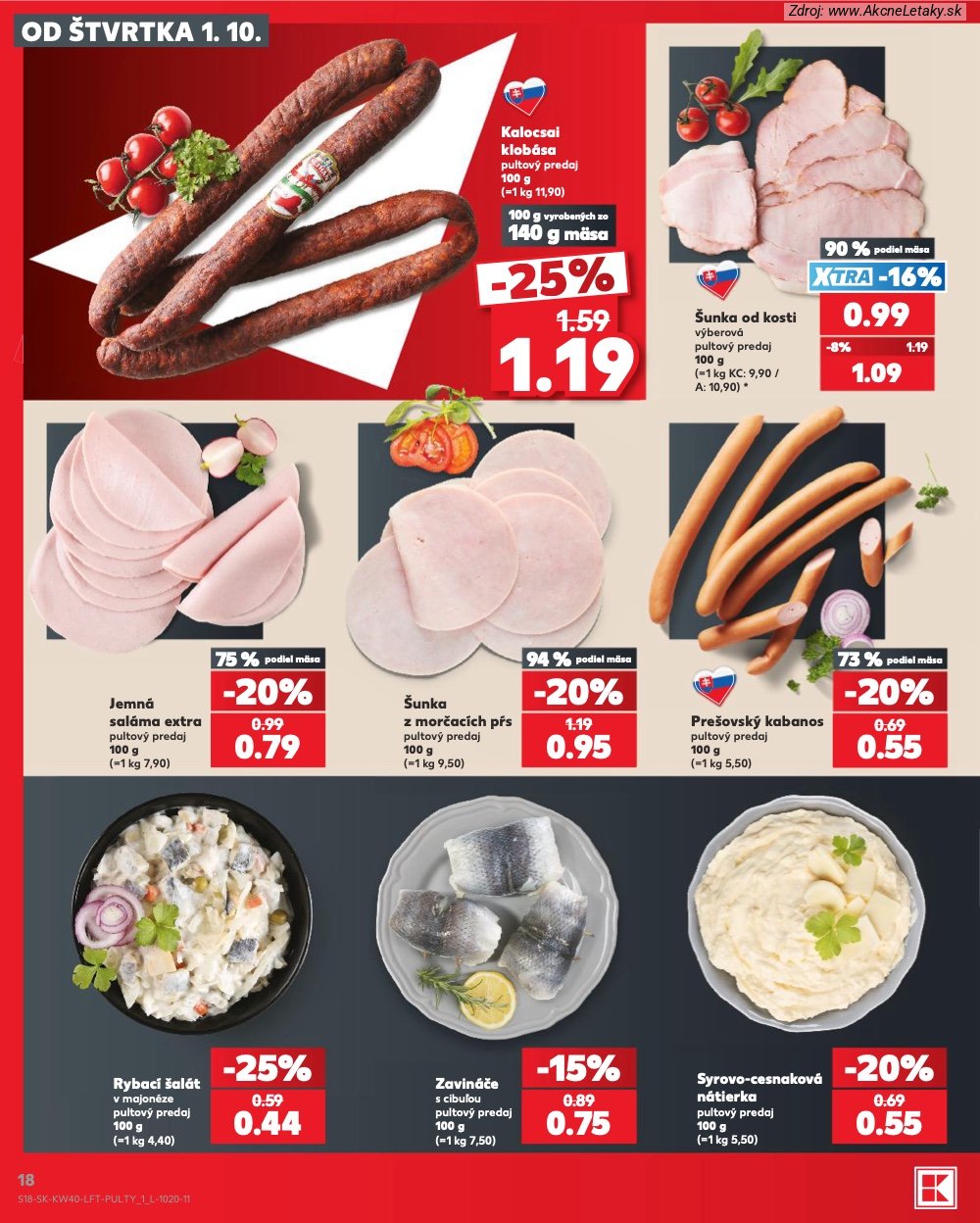 Strana 2 - leták Kaufland (1. 10. - 7. 10. 2026)
