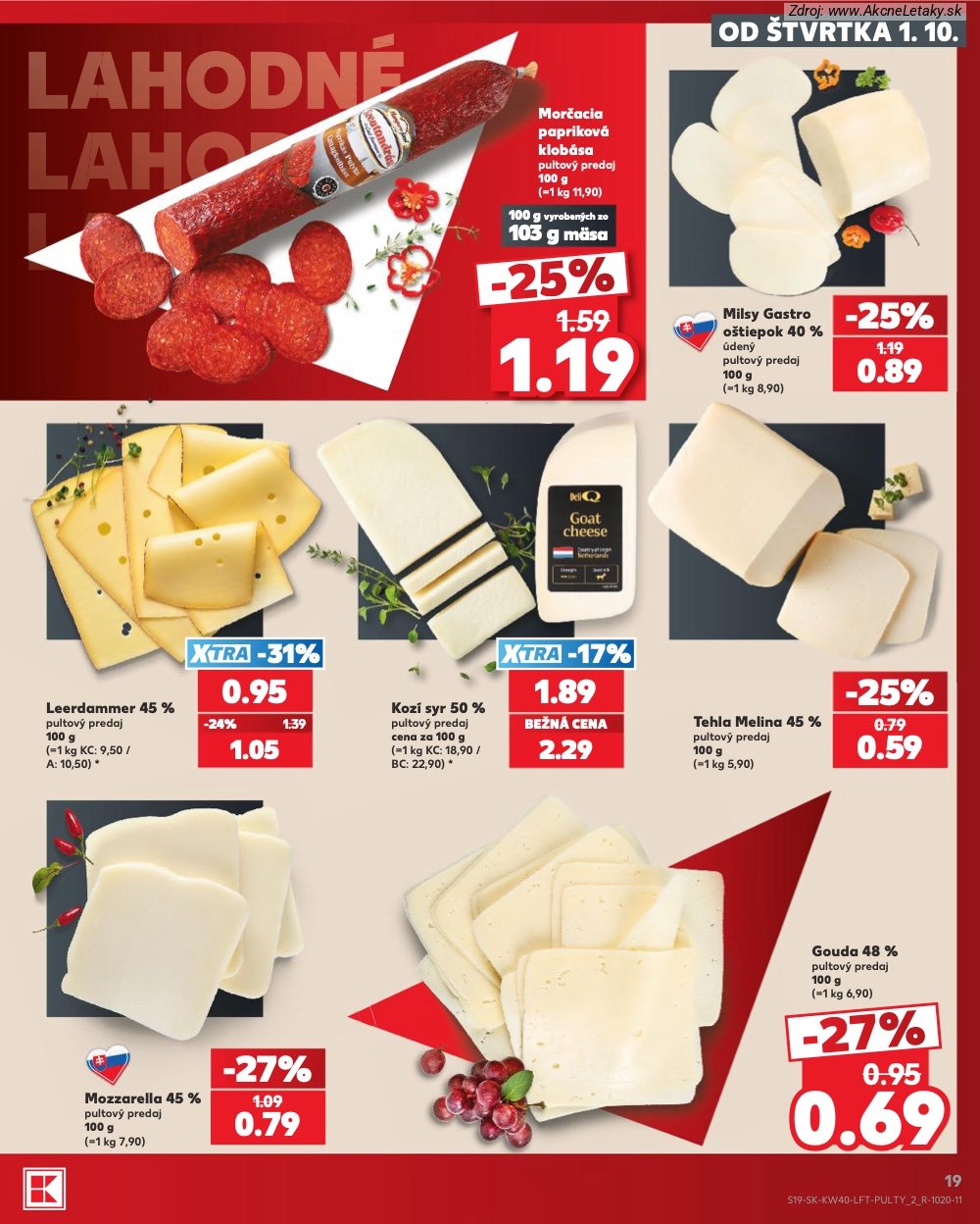 Leták Kaufland (1. 10. - 7. 10. 2026) - strana 19 z 76