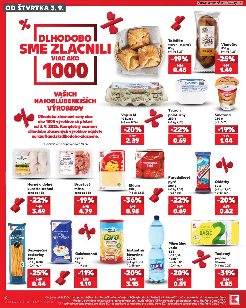 Strana 1 - leták Kaufland (1. 10. - 7. 10. 2026)