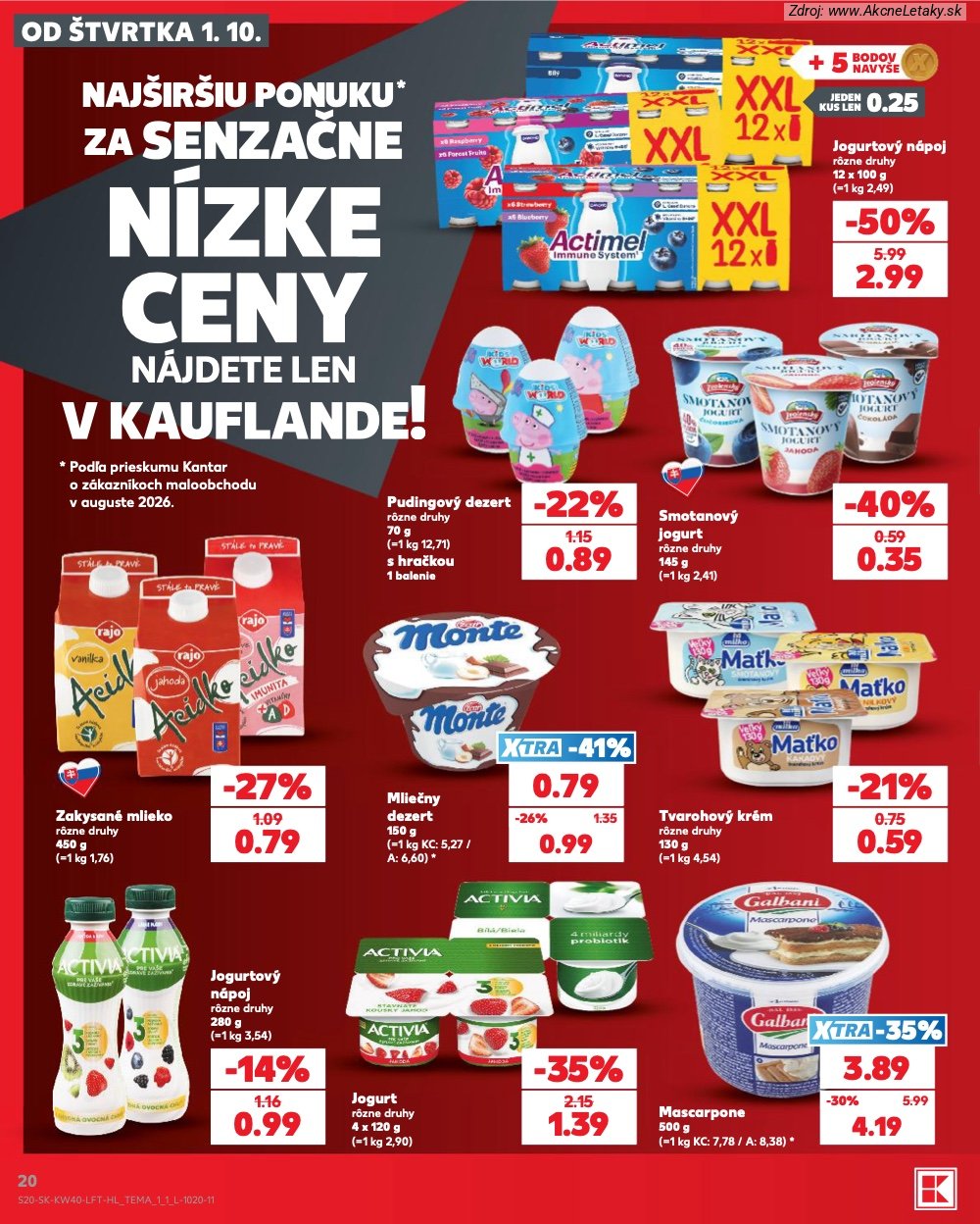 Strana 2 - leták Kaufland (1. 10. - 7. 10. 2026)