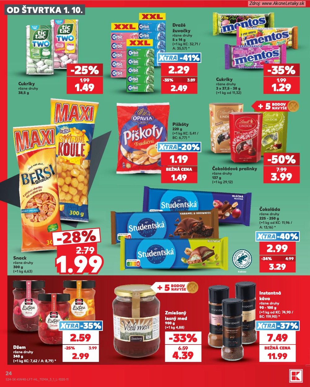 Strana 1 - leták Kaufland (1. 10. - 7. 10. 2026)