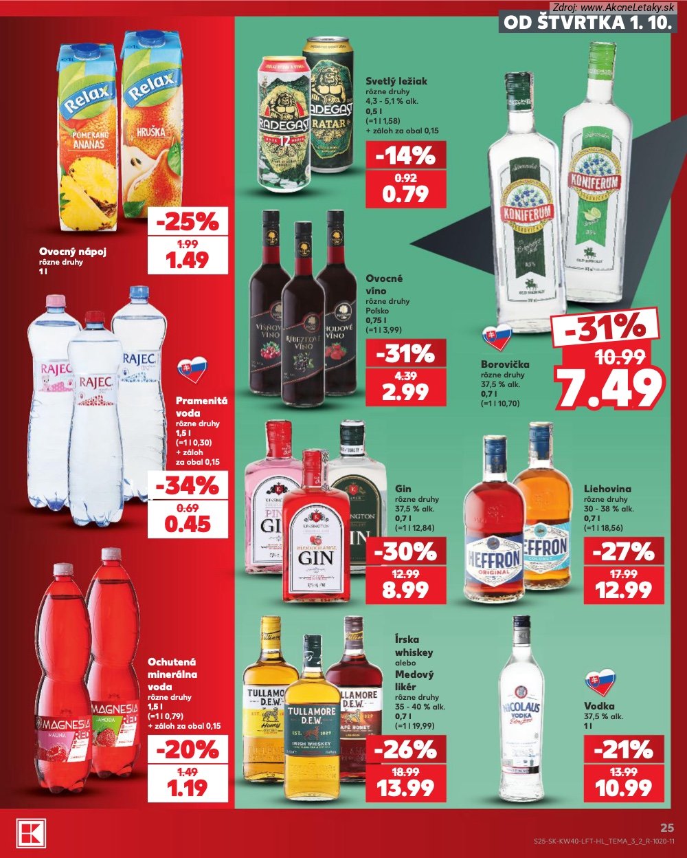 Strana 1 - leták Kaufland (1. 10. - 7. 10. 2026)