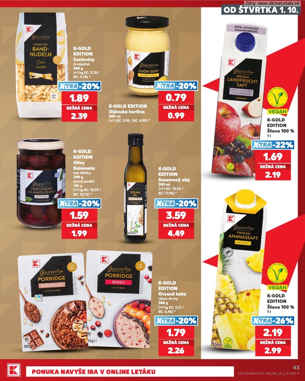 Strana 3 - leták Kaufland (1. 10. - 7. 10. 2026)