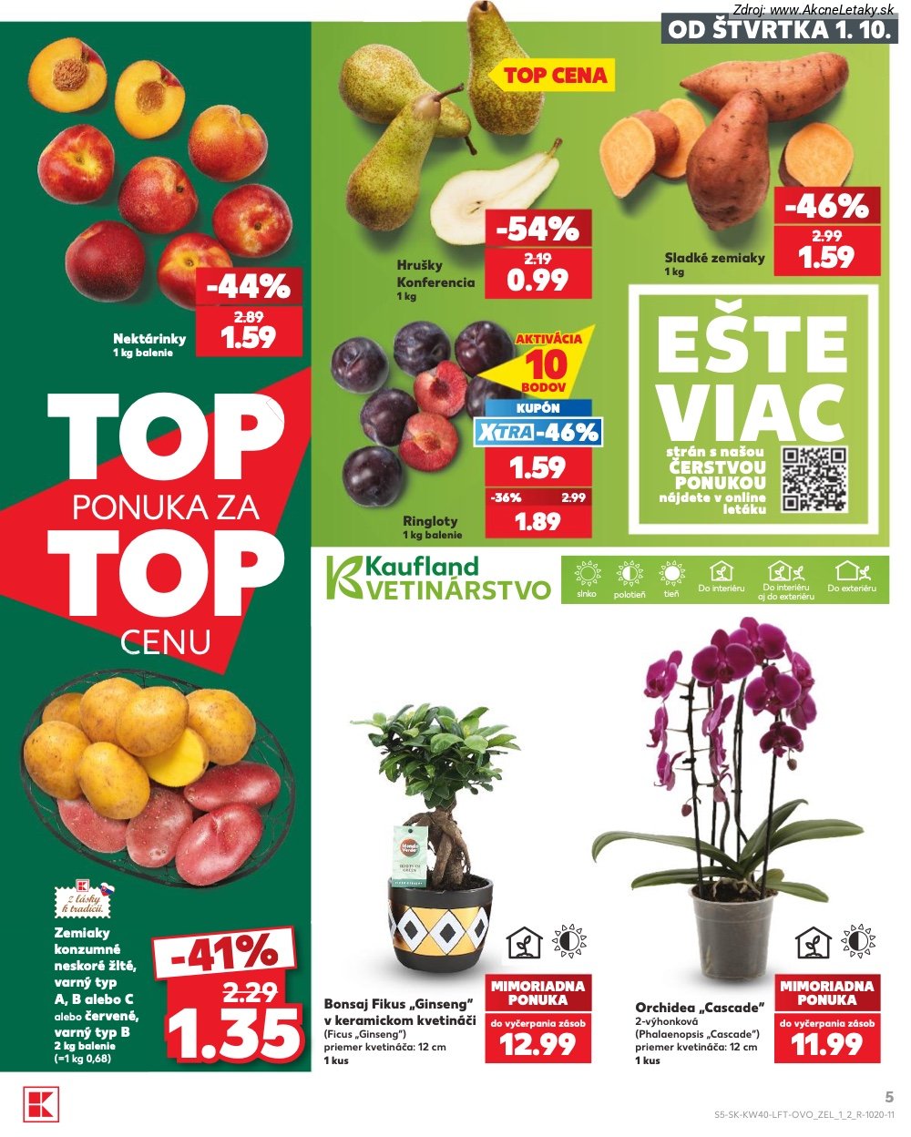 Leták Kaufland (1. 10. - 7. 10. 2026) - strana 5 z 76
