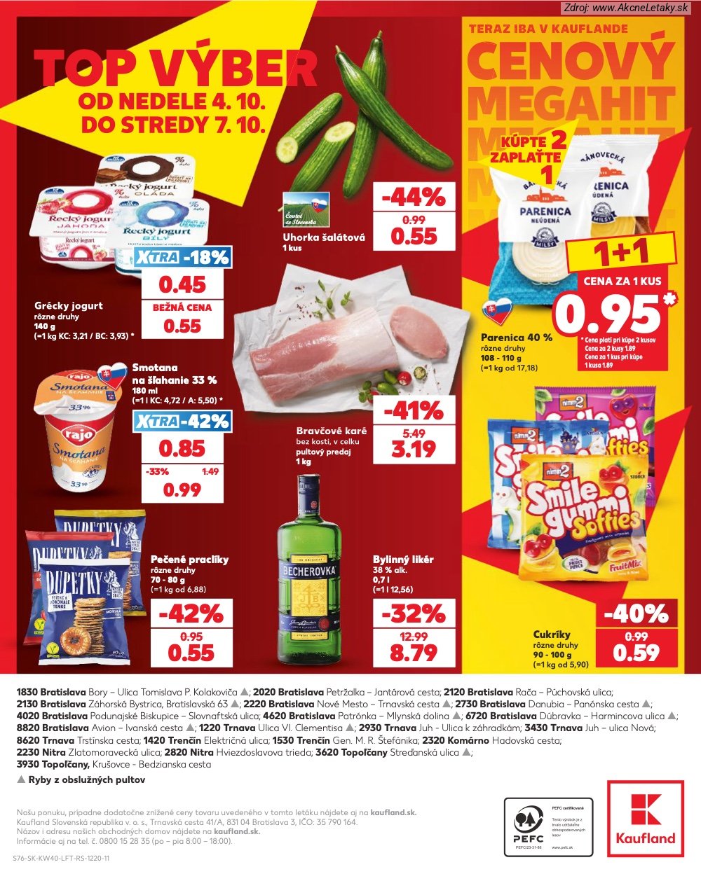 Strana 15 - leták Kaufland (4. 10. - 7. 10. 2026)
