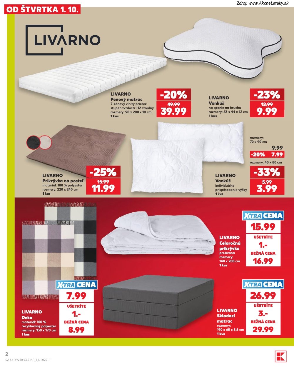 Strana 1 - leták Kaufland (1. 10. - 7. 10. 2026)