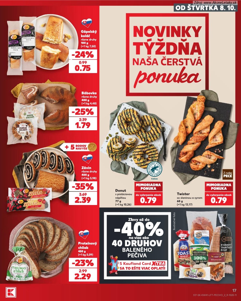 Leták Kaufland (8. 10. - 14. 10. 2026) - strana 17 z 86