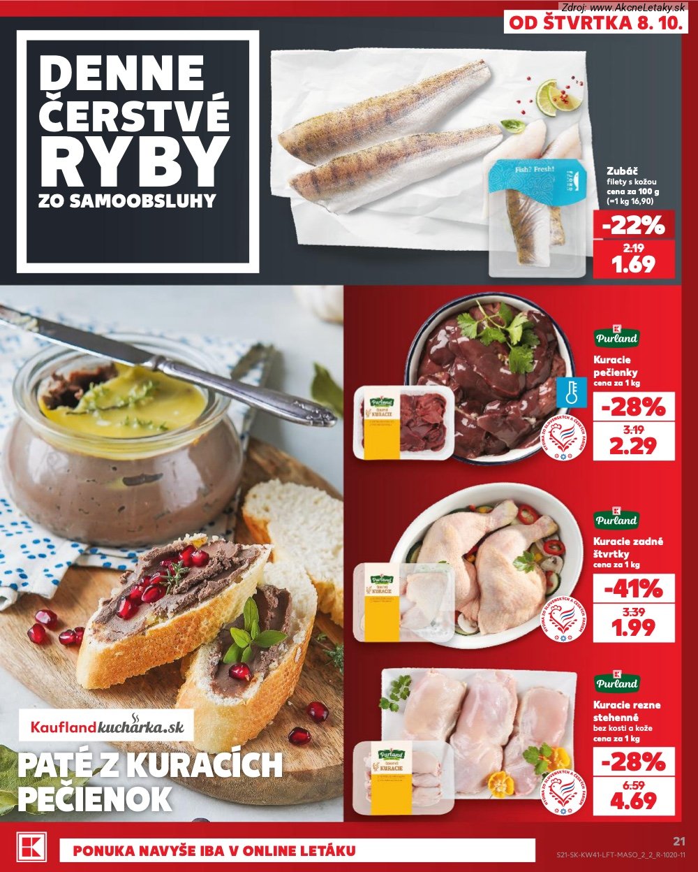 Leták Kaufland (8. 10. - 14. 10. 2026) - strana 21 z 86